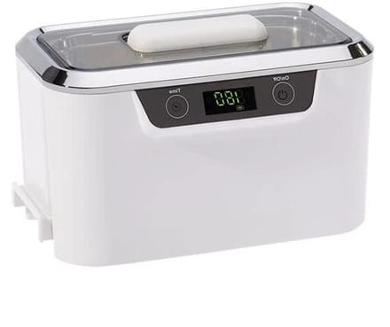 Ultrasone Reiniger - Schoonmaakapparaat - Sieraden Reinigen - Digitale Timer - 0.8 L Tank - Wit
