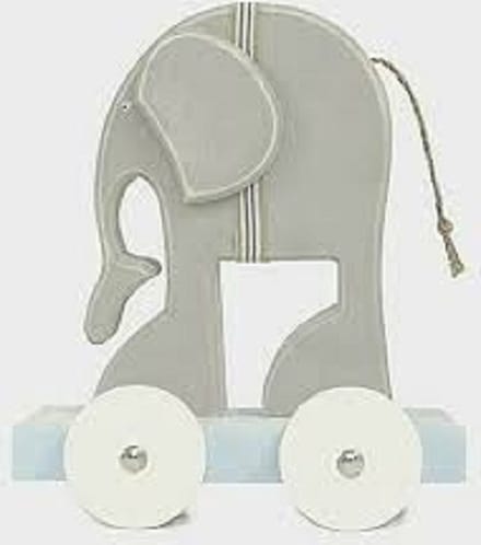 speelgoed East of India - Humprey Elephant on Wheels