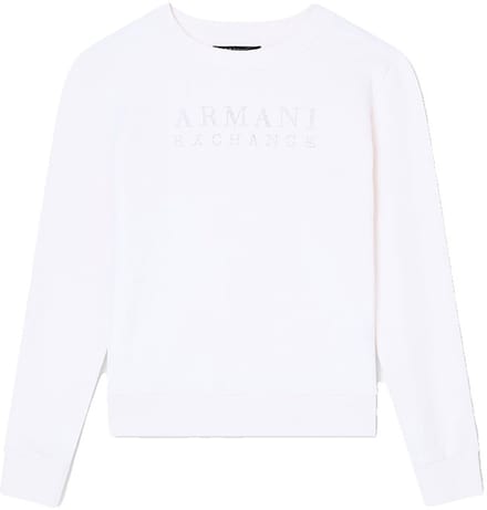 Armani Exchange Xw000985_af14284 Sweatshirt Wit S Vrouw