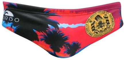 Turbo San Diego Proresist Zwemslip Rood L Man