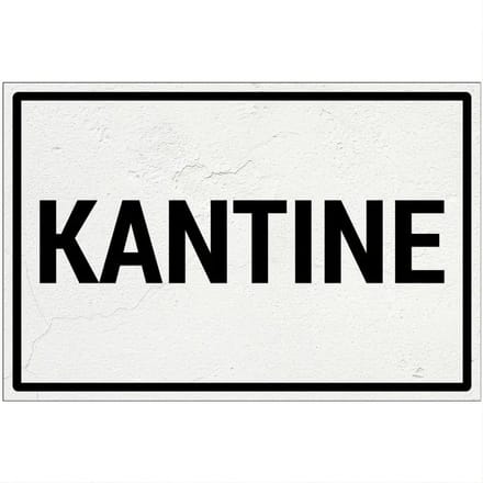Kantine bord | Forex Re materiaal | 18 x 12 cm