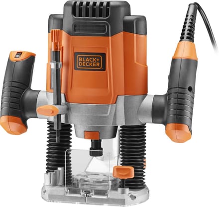 BLACK+DECKER 1200W 1/4" bovenfrees 11 acc koffer - KW1200EKA-QS