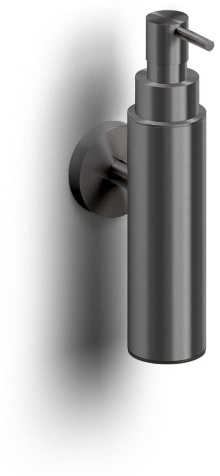 Clou Sjokker zeepdispenser, 100cc, wandmodel, gunmetal geb. PVD