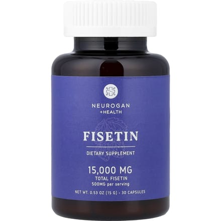 Neurogan Health, Fisetin, 500 mg, 30 capsules