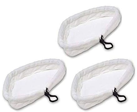 Set van 3 universele microvezel schoonmaakpads voor stoomreinigers