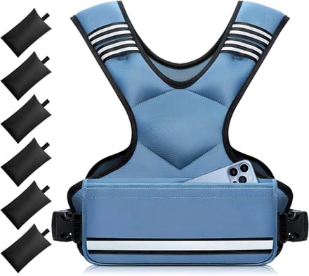 KAD® Gewichtsvest - Gewichtsvesten - Blauw - 30cm x 29cm x 11cm