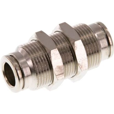 8mm Messing Insteekfitting Schotdoorvoer FKM