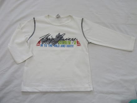 dirkje , jongens , t-shirt lange mouw , creme , polar expedition 02 , 2 jaar  92