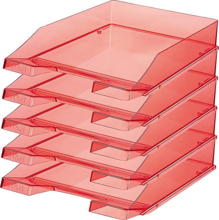 Kleur: rood/transparant