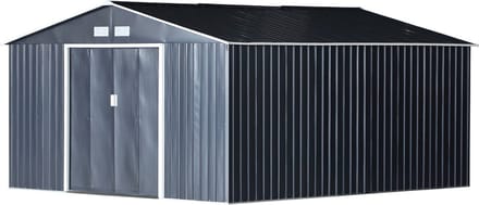 Outsunny - Gereedschapsschuur - met fundering - 24,5 m³ - Schuifdeur