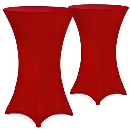 Detex 2x Tafelrok Statafel - Ø70-75cm 30°C Wasbaar – Bordeaux