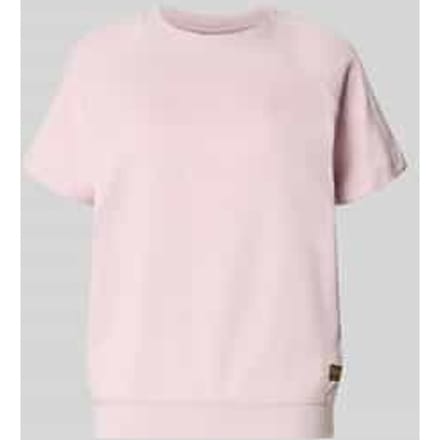 Regular Fit T-shirt met logopatch model 'Raglan'