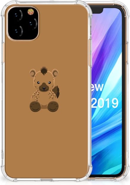 Apple iPhone 11 Pro Max Stevig Bumper Hoesje Baby Hyena
