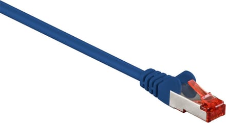 S/FTP CAT6 Gigabit netwerkkabel / blauw - LSZH - 0,15 meter