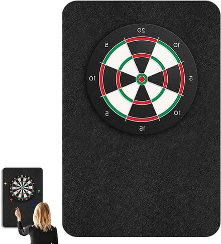 Solidchoice - Dartbord Wandbeschermer met Zelfklevende Rand