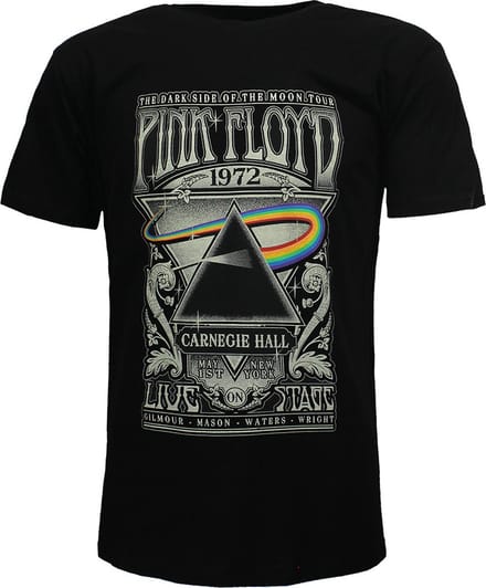 Pink Floyd Carnegie Hall Live Poster T-Shirt - Officiële Merchandise - S