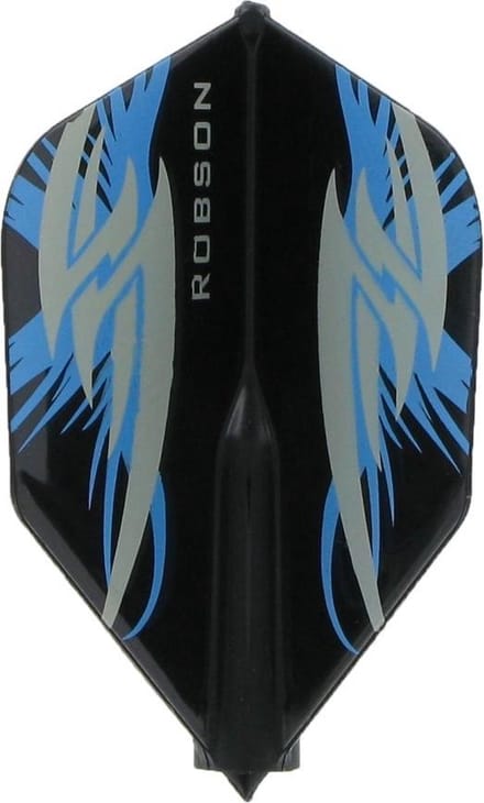 Robson Standaard Tribal Dartflights - Zwart