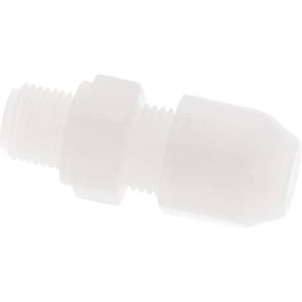 4x6mm & G1/8'' PVDF rechte slangkoppeling met buitendraad 10bar/145psi