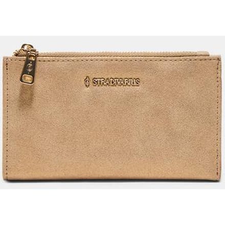 Stradivarius Basic portemonnee met rits  Geel OS