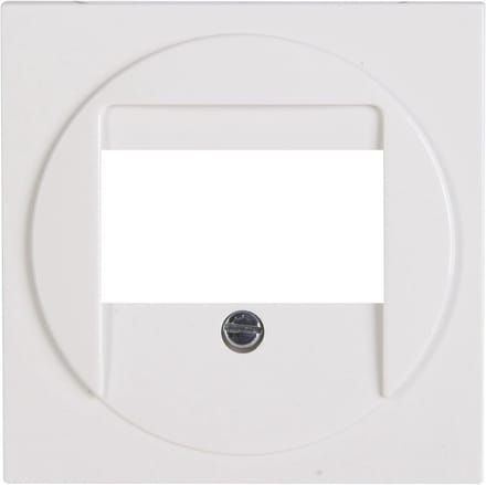 TAE Afdekking - Telefoon Aansluitdoos - Netwerk Aansluiten - Helder Vormgegeven Frame - 1-3 Aansluitingen - Zuiver Wit