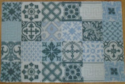 FOTAPIJT - Badmat - Bedrukte deurmat - Binnen - Termo Antislip - 40x60 cm - 6 mm - Wasbaar - Polyamide