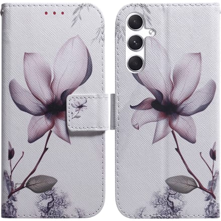 Mocaa Samsung Galaxy S25 Plus Floral Bookcase Hoesje Meerkleurig