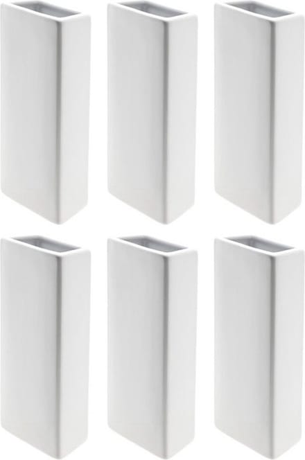 6x Radiator luchtbevochtigers wit 21 cm - Verdamper