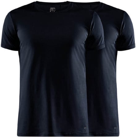 CRAFT CORE DRY TEE MULTI 2-PACK M Heren Thermoshirt - Zwart