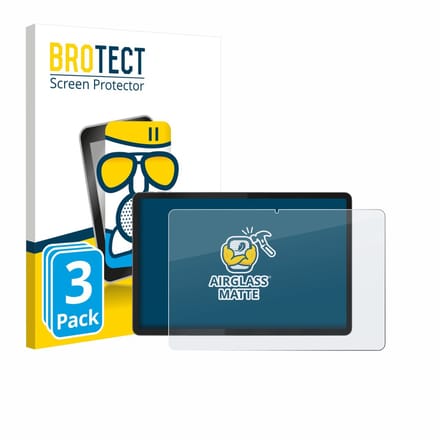 BROTECT - Screenprotector voor Lenovo Idea Tab Plus 12.1" - Folie Beschermfolie Beschermglas matte 3 Stuks