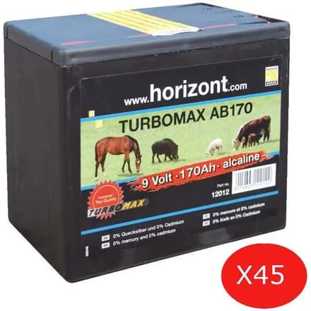 Batterij Horizont Turbomax AB1370 (x45)