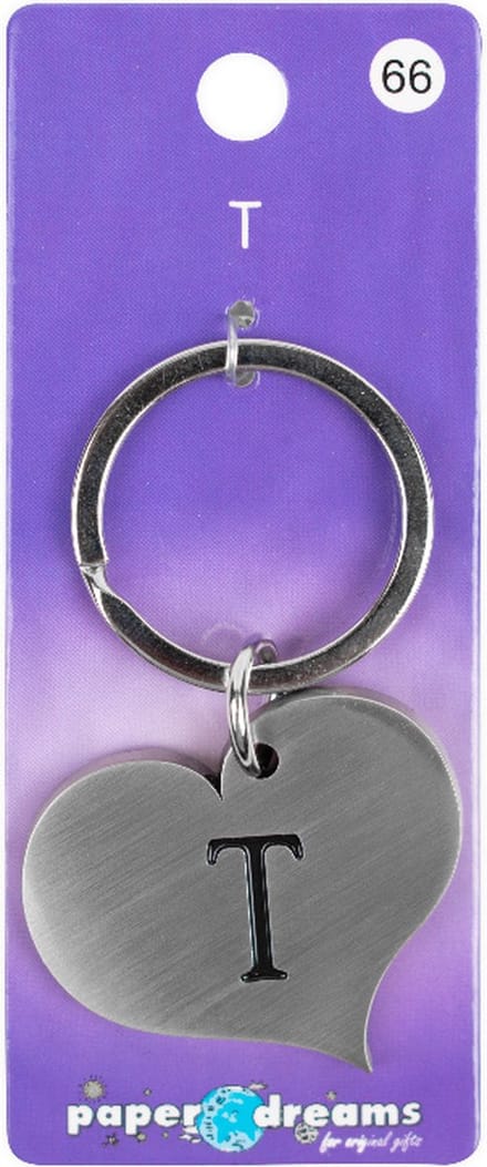 Hart sleutelhanger - T