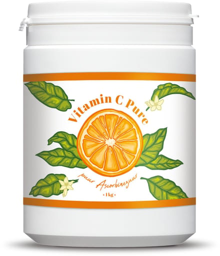 Kala Health Vitamine C Poeder – Puur L-Ascorbinezuur - 1 kg - Ter ondersteuning van het immuunsysteem