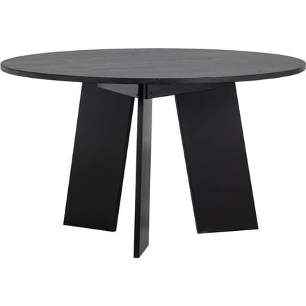 WOOOD Fries Eettafel - Eiken - Blacknight - 75x129x129