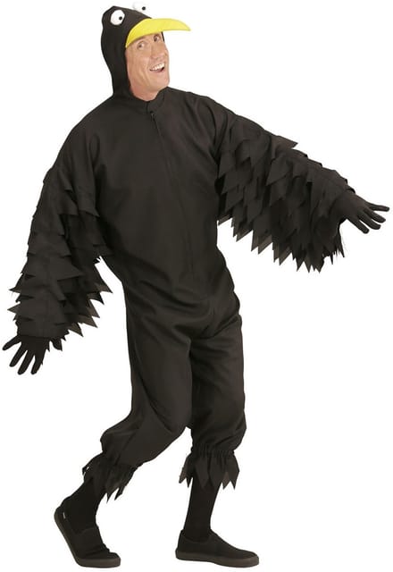 Kraai pak voor carnaval