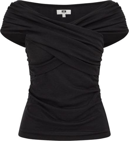 WE Fashion Dames top met plooidetail