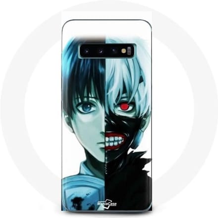 Case voor Samsung Galaxy s10 plus Tokyo Ghoul Face Half