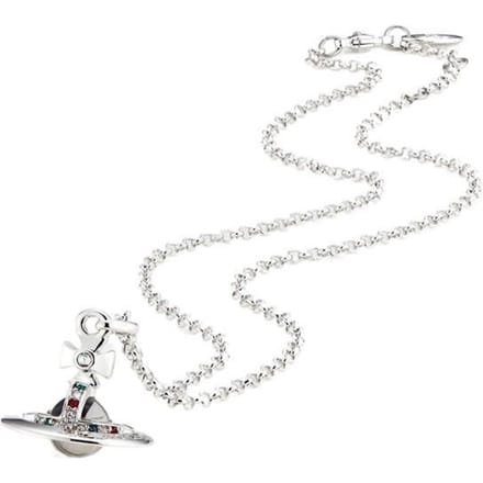 Collier avec pendentif Orb Vivienne Westwood 6302009702P019 Silver|F|Box white