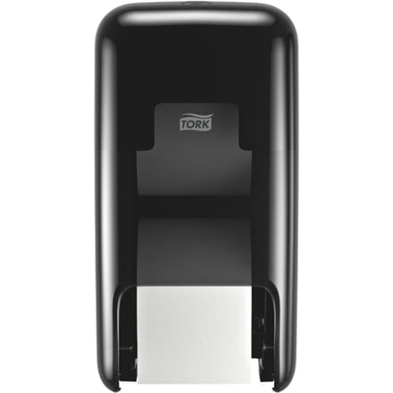 Toiletpapierdispenser Tork T7 Elevation OptiServe Coreless medium verticaal duo zwart 558042