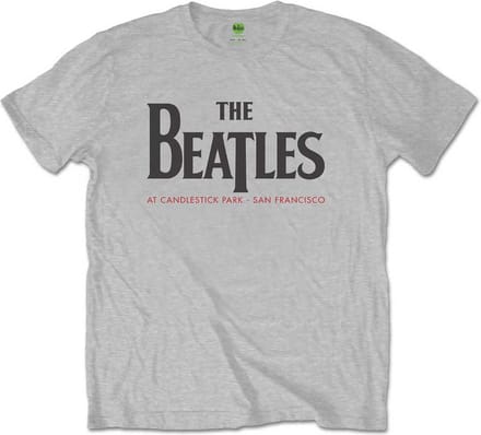 The Beatles - Candlestick Park Heren T-shirt - M - Grijs