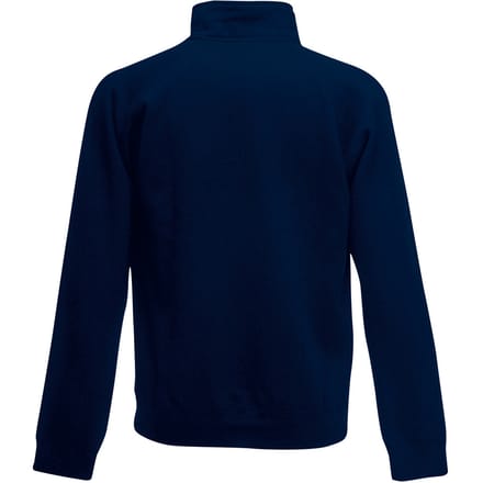 Fruit Of The Loom Heren Ritssluiting Nek Sweatshirt Top (Donker Marine)
