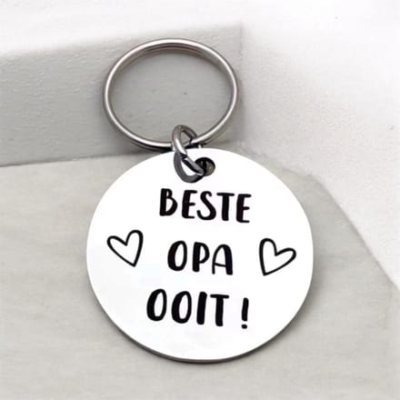 Sleutelhanger Beste Opa Ooit ( 5 x 3 cm )