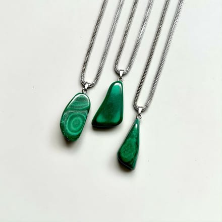 Gemstone ketting Malachiet