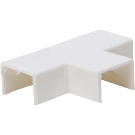 Kopp 15-system - T-stuk kabelgoot (wit) (4 st.)