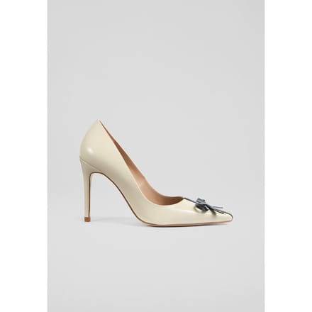 LK Bennett Kittie Closed Courts Ecru Taglia: 41 | Tacchi Alti Outlet | Donna | Marrone