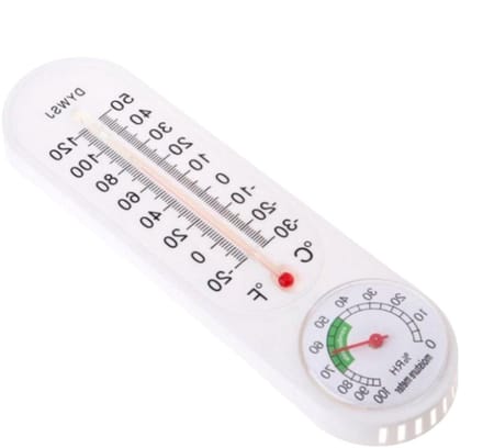 Buitenthermometer - Weermeter Tuin - Planten Groei Monitoren - Draadloos Batterijloos - 264 cm - Wit
