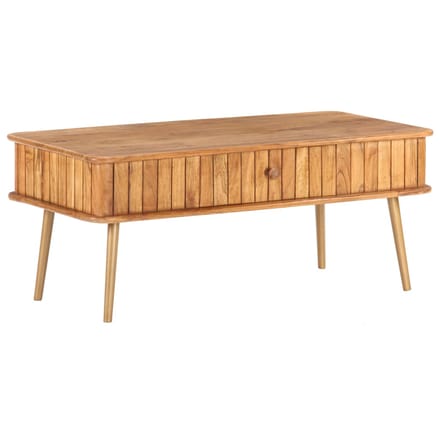 vidaXL - Salontafel - 100x50x40 - cm - massief - acaciahout