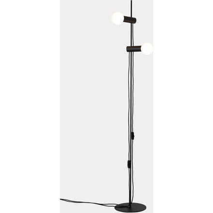 LEDS-C4 Nude Double vloerlamp E27 zwart
