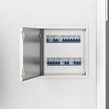 vidaXL - Access - Panel - Wit - 33,5 - x - 33,5 - x - 3 - cm - Staal