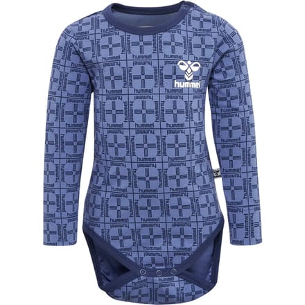 Hummel kinderbody met lange mouwen Hmlcheck L/S 216314