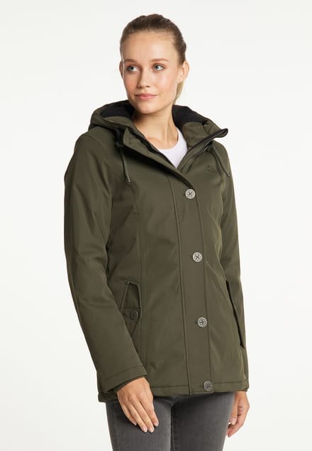 ICEBOUND Serie clima Igloo winterjas Dames olijf